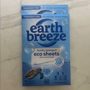 EARTH BREEZE FRAGRANCE FREE LAUNDRY SHEETS